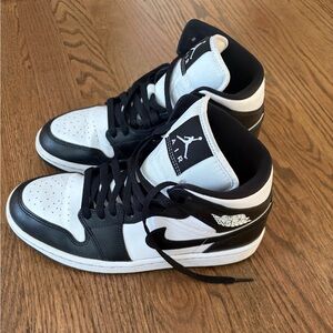 Jordan women’s Black and White high tops